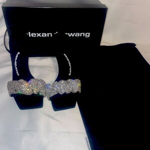 Julie Crystal Scrunchie Sandal, Alexander Wang